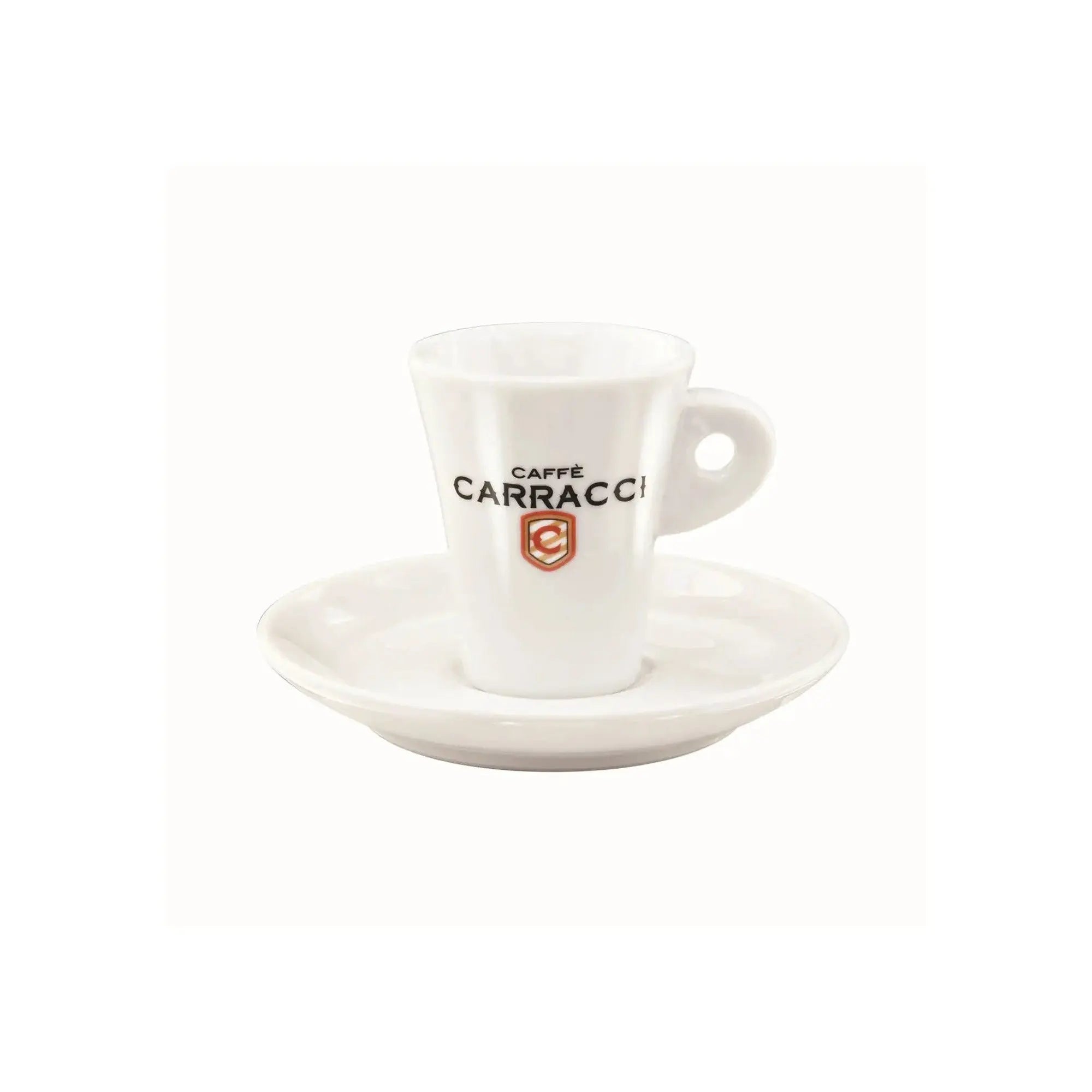 Caffe Carracci Espresso Ceramic beaker with Saucer at Coffee & Cream Egypt