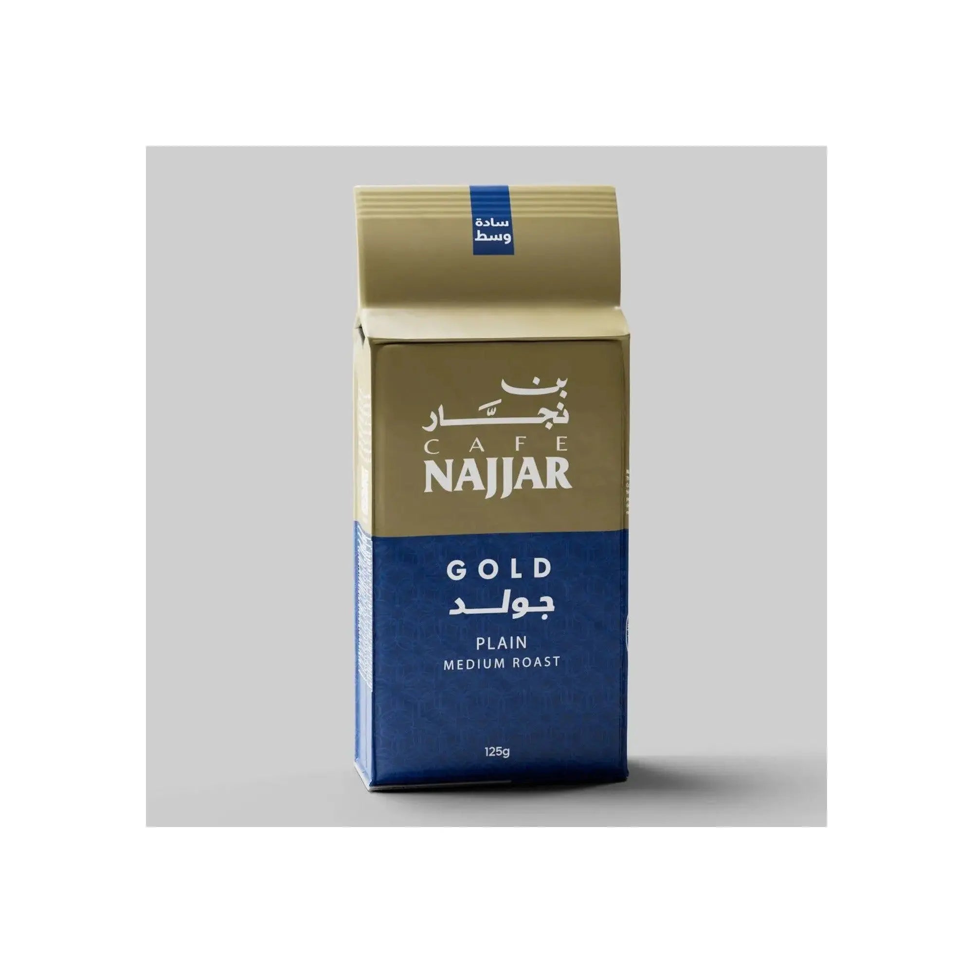 Tawzeea Najjar Cafe - GOLD Plain Medium Turkish Coffee 125g at Coffee & Cream Egypt