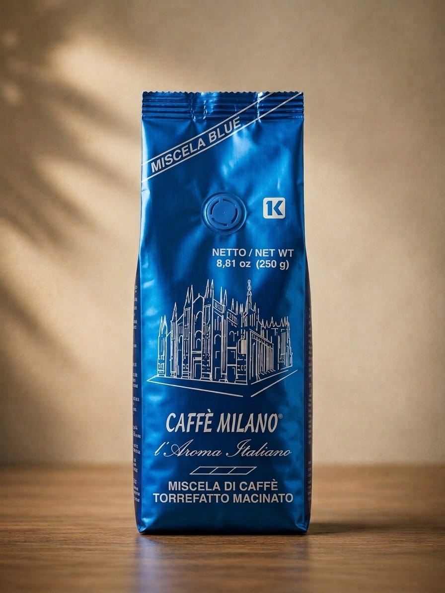 Caffe Milano - Blue 60% Arabica 40% Robusta Coffee Beans - 250g
