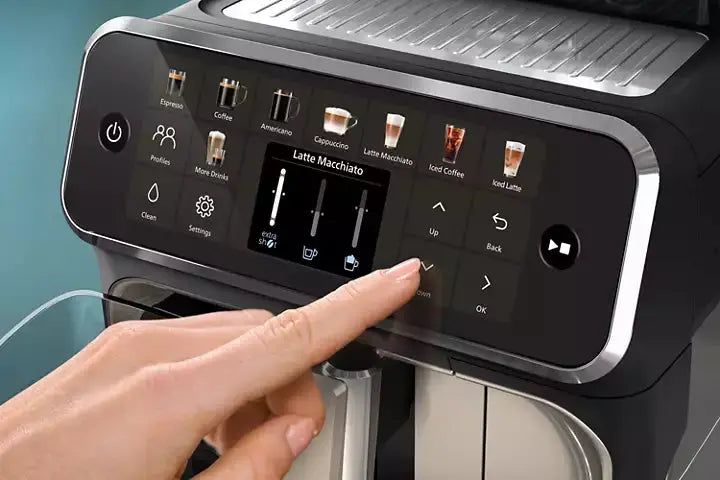 Order Philips 5500 LatteGo: Fully Automatic Espresso Machine for LE 49999.00 at Coffee & Cream, All your coffee needs in one place. Shop Coffee, Beans, Ground Coffee, Instant Coffee, Creamers, Coffee Machines, Blenders, Coffee Makers & Espresso Machines a