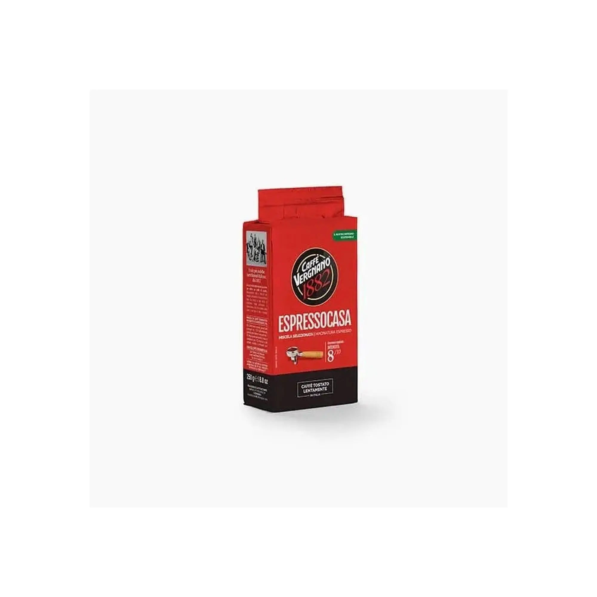 Caffè Vergnano - Espressocasa Ground Espresso Coffee - 250g at Coffee & Cream Egypt