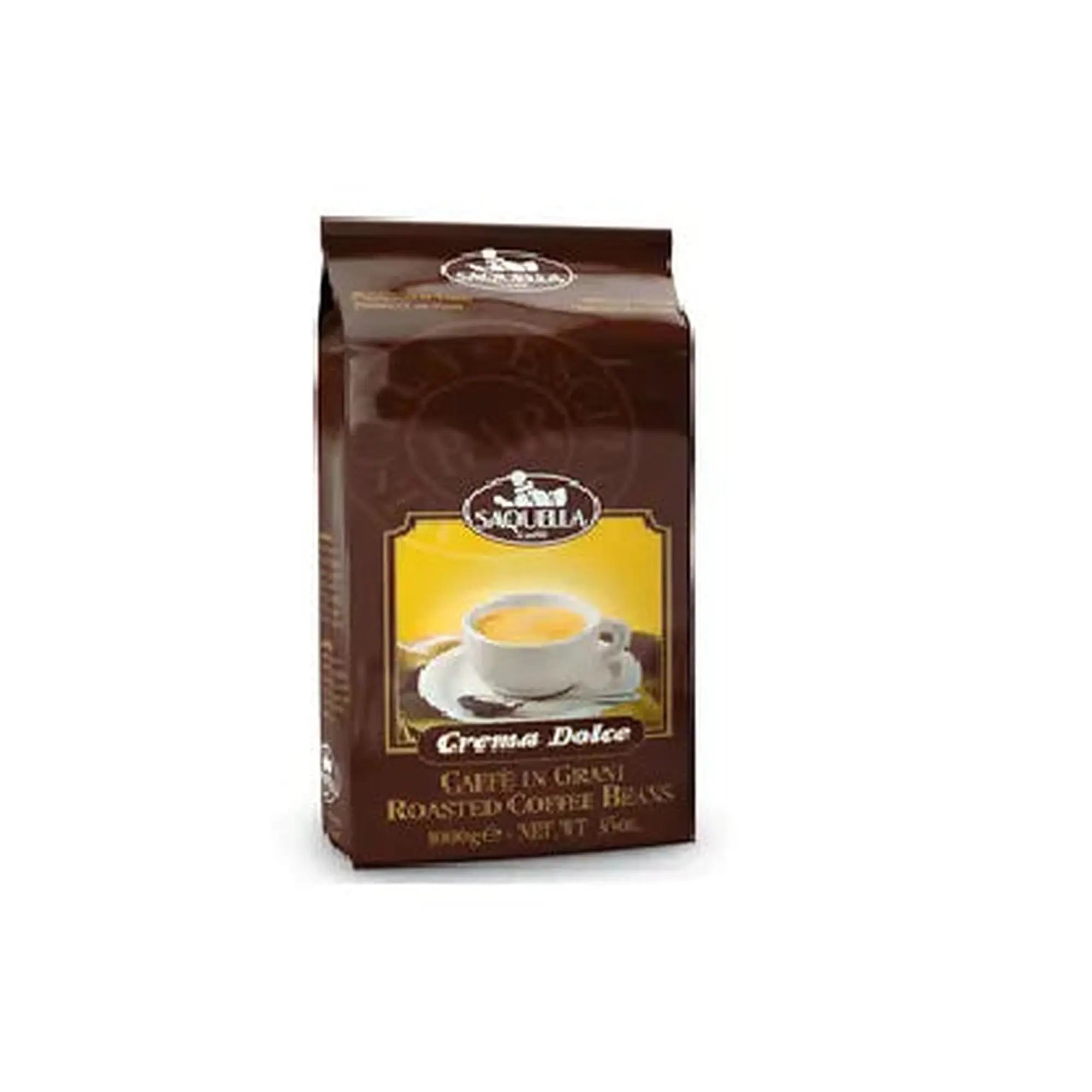 Saquella - Crema Dolce Whole Coffee Beans - 1kg at Coffee & Cream Egypt