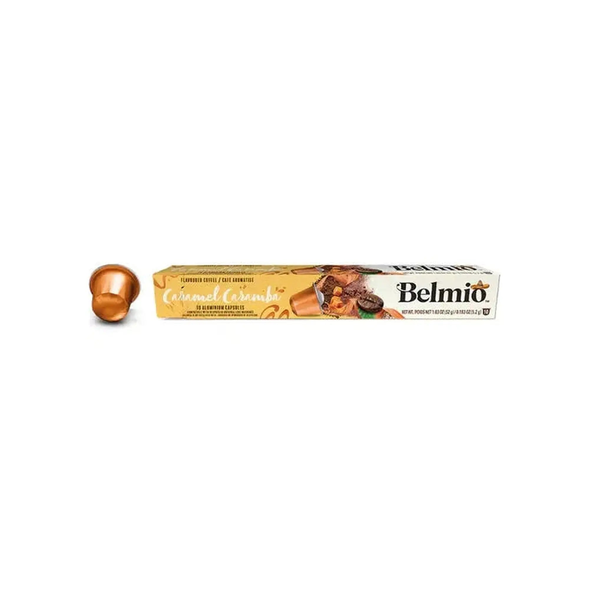 Belmio - Caramel Caramba - 10 capsules at Coffee & Cream Egypt