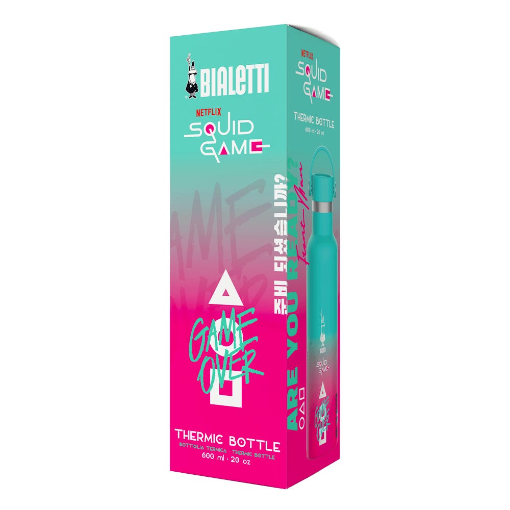 Bialetti Squid Game Thermal Bottle - 600ml