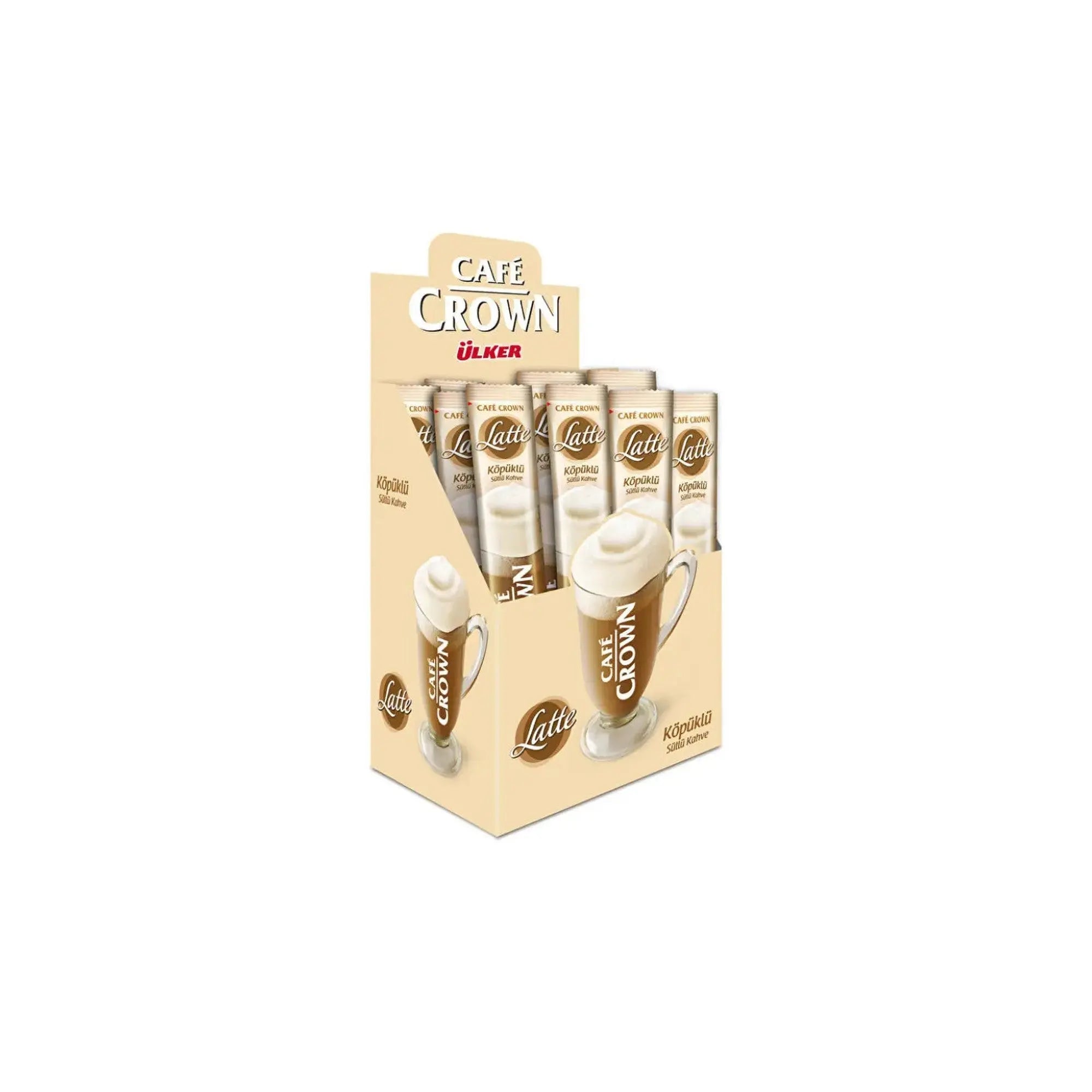 Cafe Crown Ulker - Latte Instant coffee - 17g * 24 Sachets at Coffee & Cream Egypt