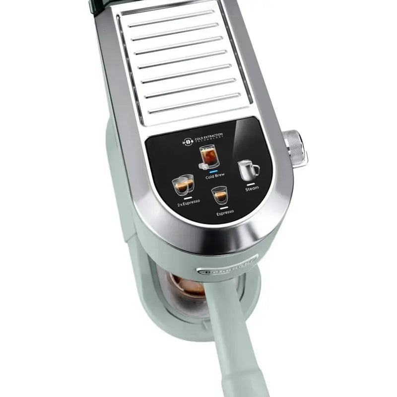 De'Longhi Dedica Duo EC890.GR Espresso & Cold Brew Machine - Mint Green + Gifts