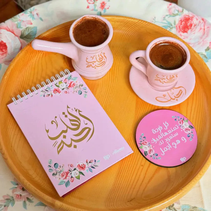 Order Handmade Pottery - Gift Coffee Set: For a Heart I love - Pink for LE 875.00 at Coffee & Cream, All your coffee needs in one place. Shop Coffee, Beans, Ground Coffee, Instant Coffee, Creamers, Coffee Machines, Blenders, equipment and more. 50+ Brands