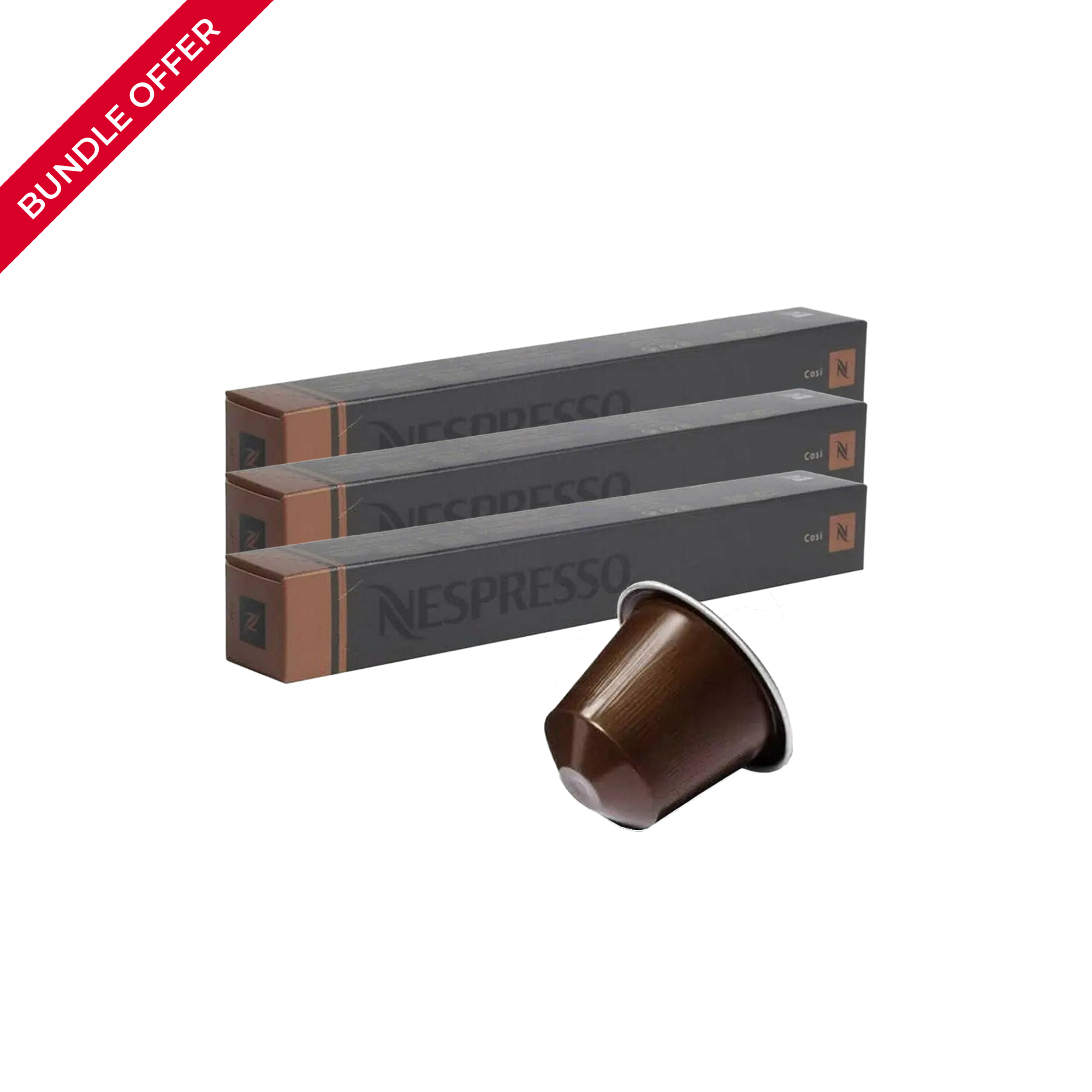 Nespresso Cosi 3-Pack Bundle - 30 capsules