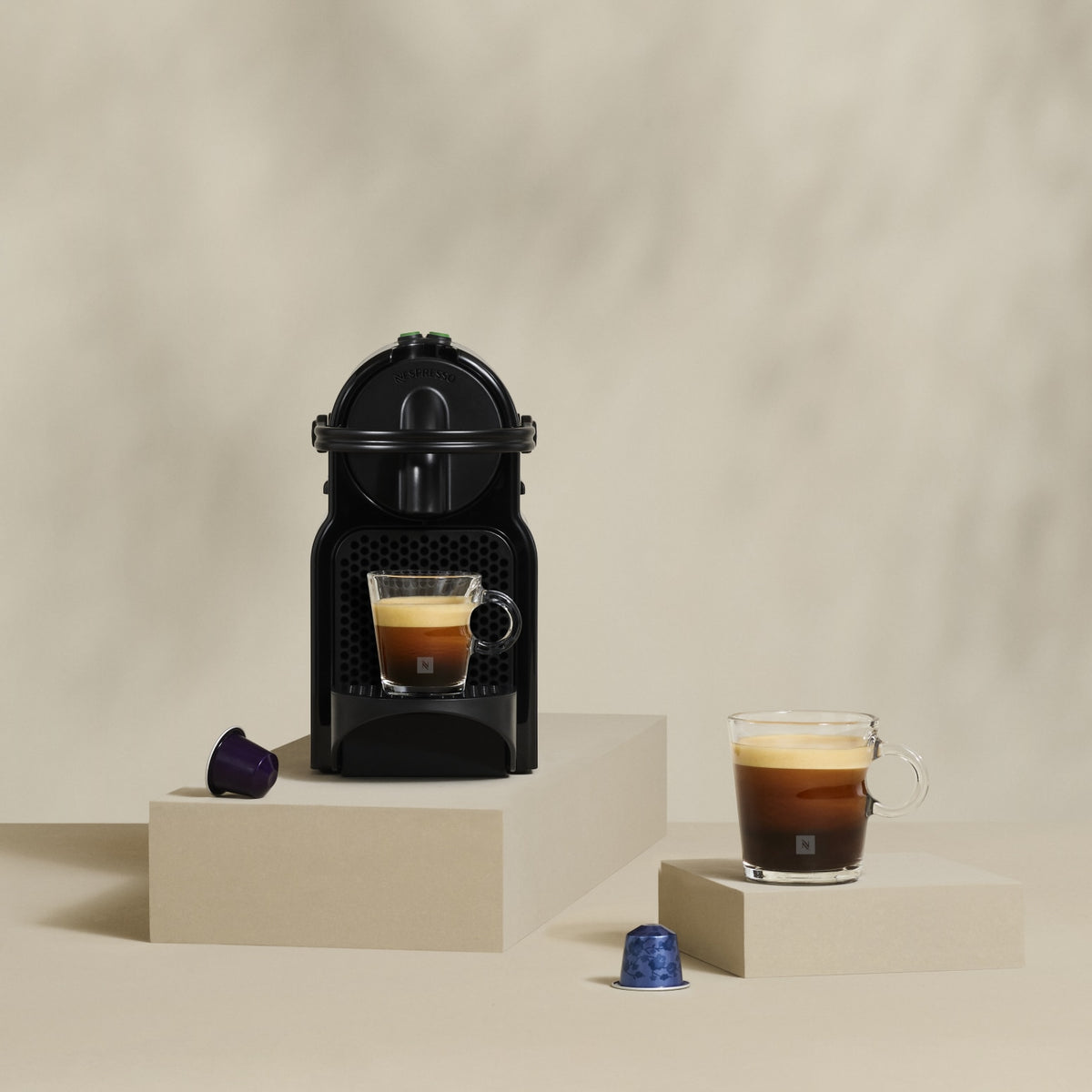 Nespresso Inissia D40 espresso machine in black
