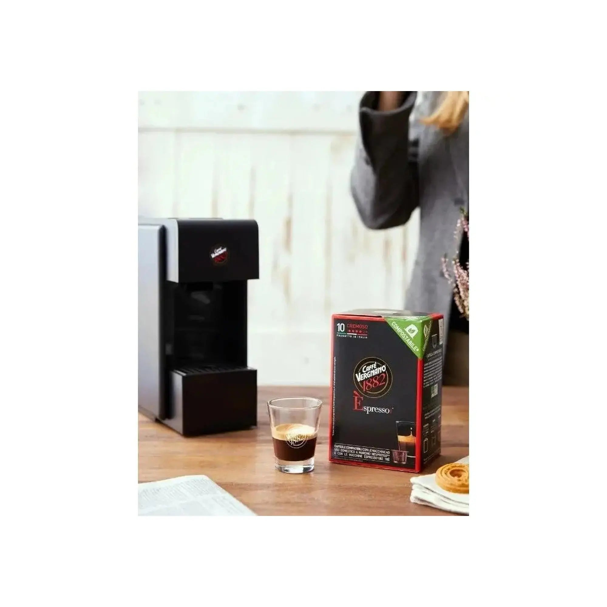 Caffè Vergnano - Glass Espresso Cup - Small at Coffee & Cream Egypt