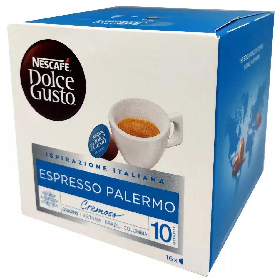 Nescafe Dolce Gusto Espresso Palermo Cremoso Coffee Capsules - 16 Capsules at Coffee & Cream Egypt