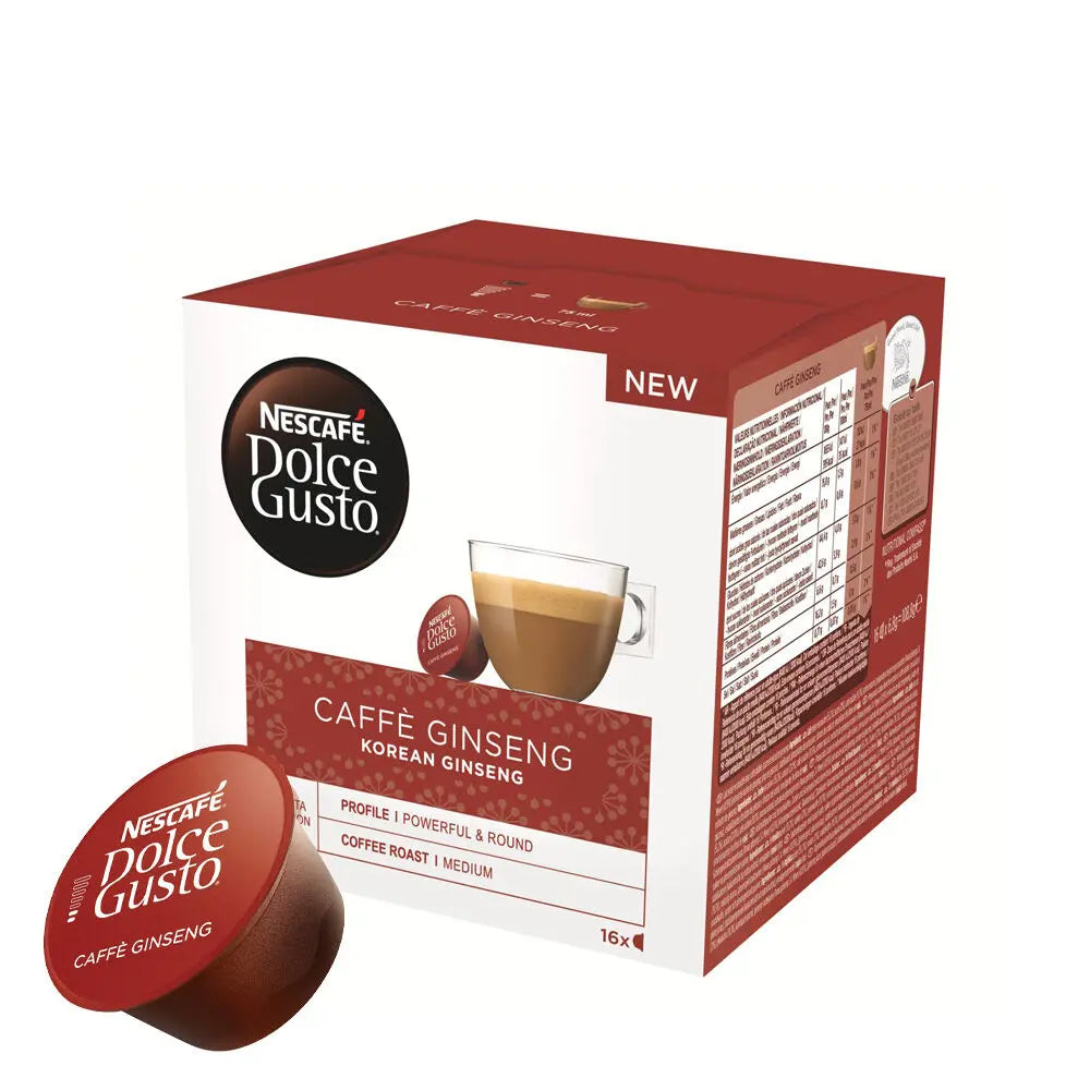 Nescafe Dolce Gusto Cafe Ginseng Coffee Capsules - 16 Capsules at Coffee & Cream Egypt