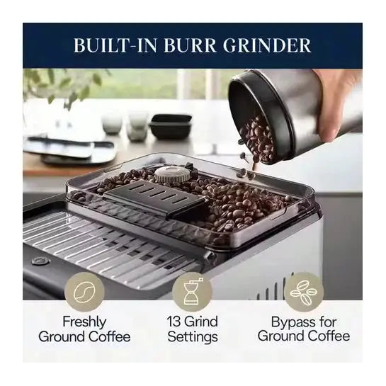 Order De’longhi Eletta Explore Bean To Cup Espresso Machine - ECAM452.67.G for LE 95990.00 at Coffee & Cream, All your coffee needs in one place. Shop Coffee, Beans, Ground Coffee, Instant Coffee, Creamers, Coffee Machines, Blenders, Coffee Makers & Espre