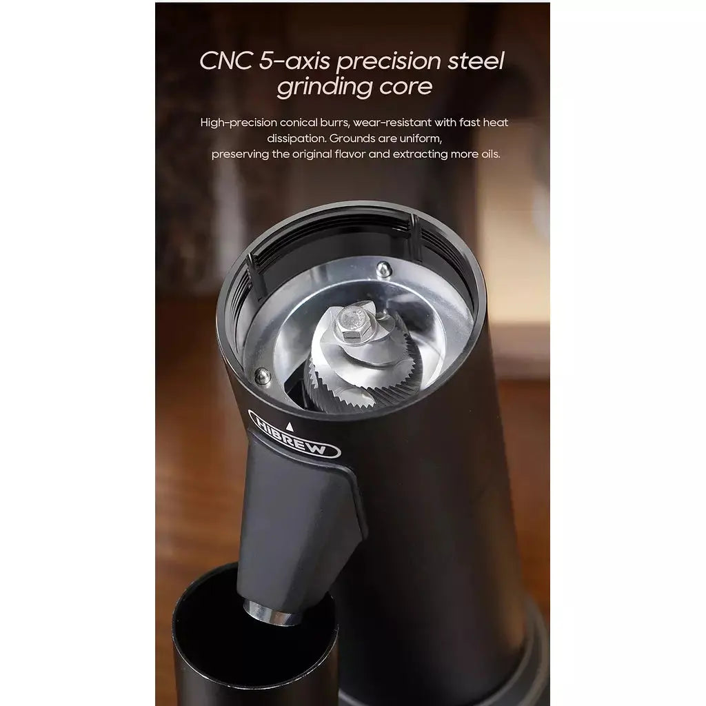 Order HiBREW -G5 48mm-Electric Coffee Grinder- Compact Portable- Coffee Bean for Espresso. for LE 10500.00 at Coffee & Cream, All your coffee needs in one place. Shop Coffee, Beans, Ground Coffee, Instant Coffee, Creamers, Coffee Machines, Blenders, and m
