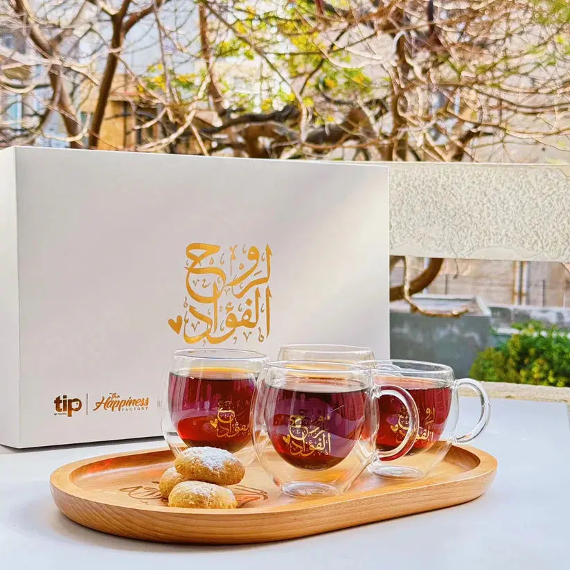 Order Handmade Glass -The Soul Of The Heart Tea Set - 6 Pieces + Tray for LE 2100.00 at Coffee & Cream, All your coffee needs in one place. Shop Coffee, Beans, Ground Coffee, Instant Coffee, Creamers, Coffee Machines, Blenders, equipment and more. 50+ Bra