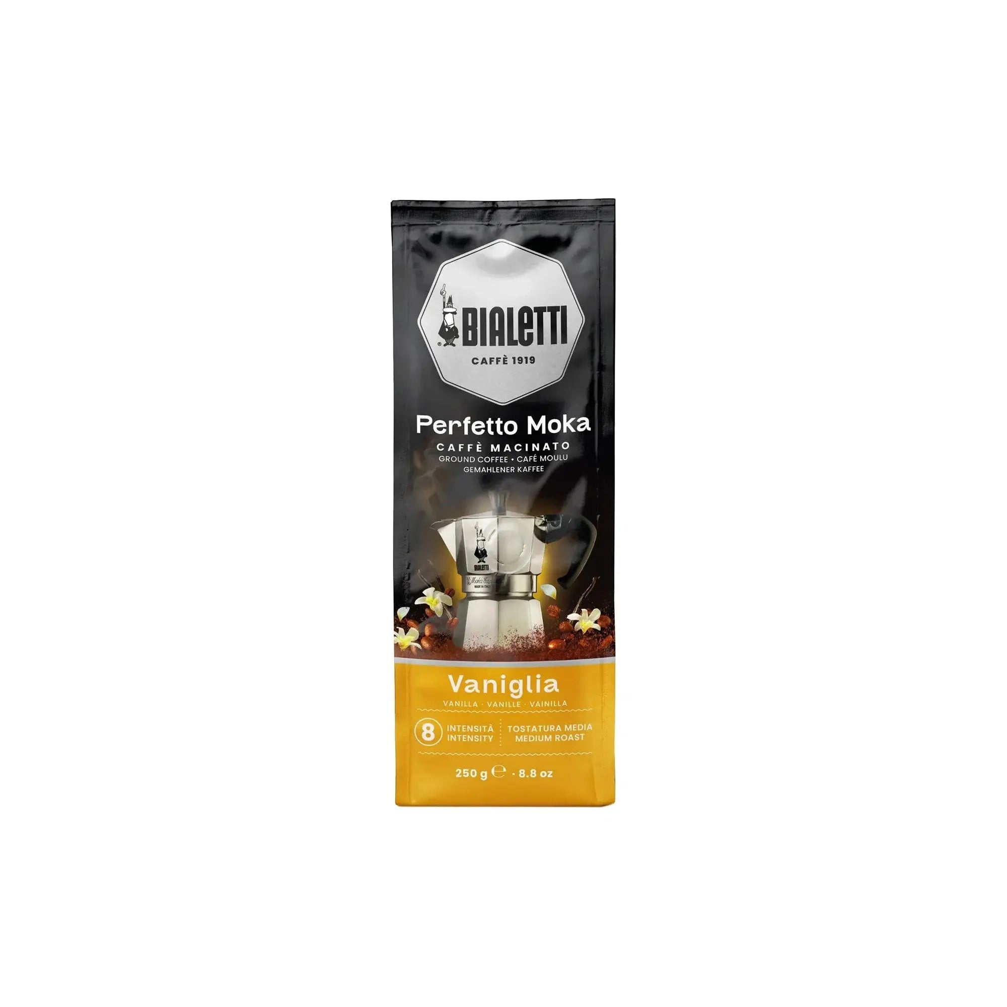 Bialetti - Perfetto Moka Vaniglia Ground Coffee - 250g at Coffee & Cream Egypt