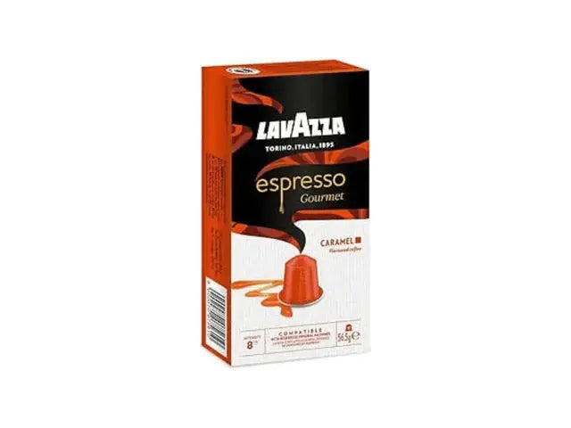 Lavazza Espresso Gourmet Caramel Nespresso Compatible Coffee Capsules - 10 Capsules at Coffee & Cream Egypt
