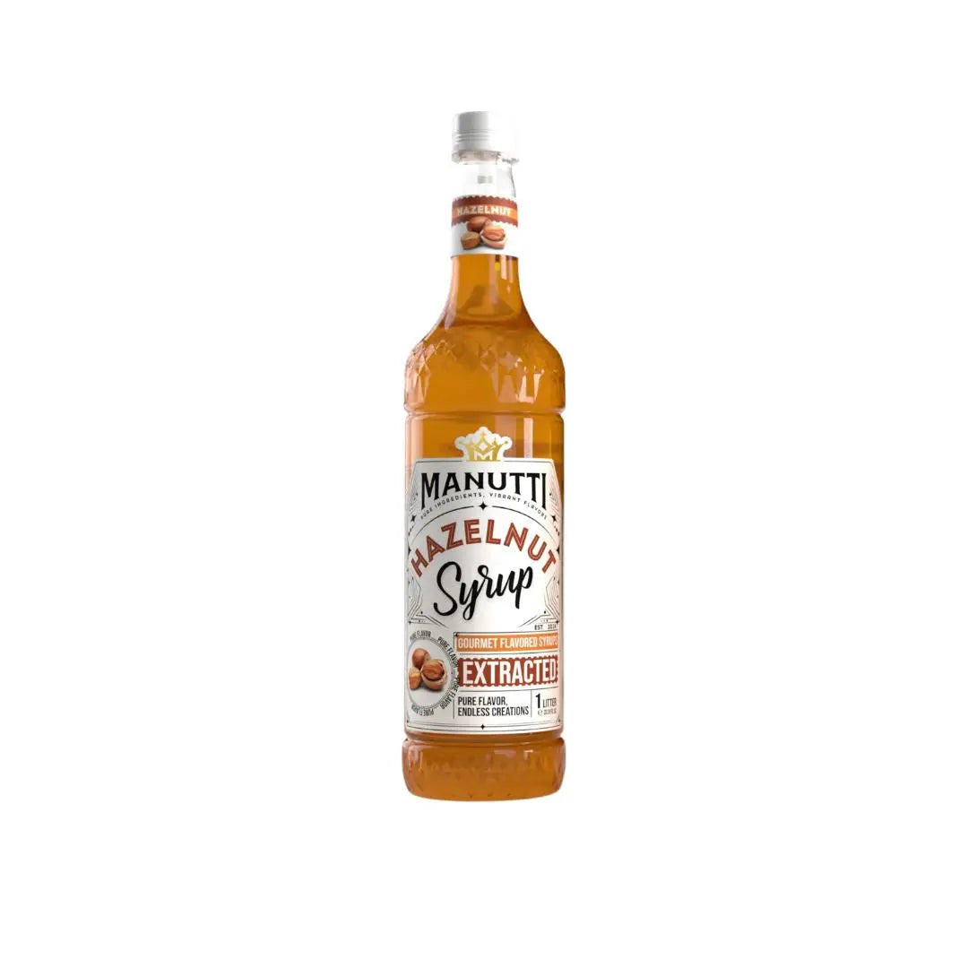 Manutti Hazelnut Syrup - 1L at Coffee & Cream Egypt