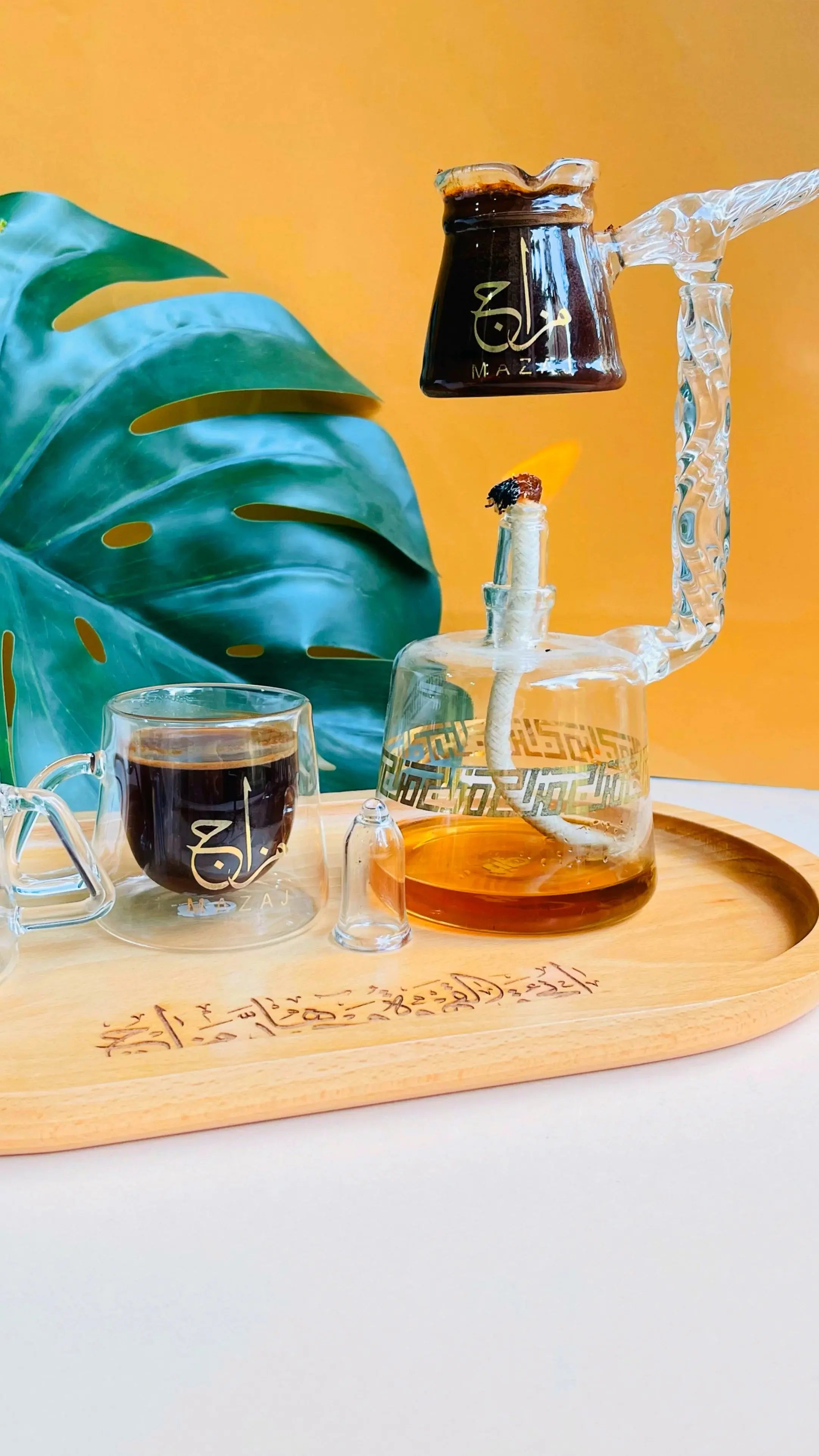 Order Handmade Glass - Mazaj Turkish Coffee Set for LE 2220.00 at Coffee & Cream, All your coffee needs in one place. Shop Coffee, Beans, Ground Coffee, Instant Coffee, Creamers, Coffee Machines, Blenders, equipment and more. 50+ Brands Monin, Lavazza, St