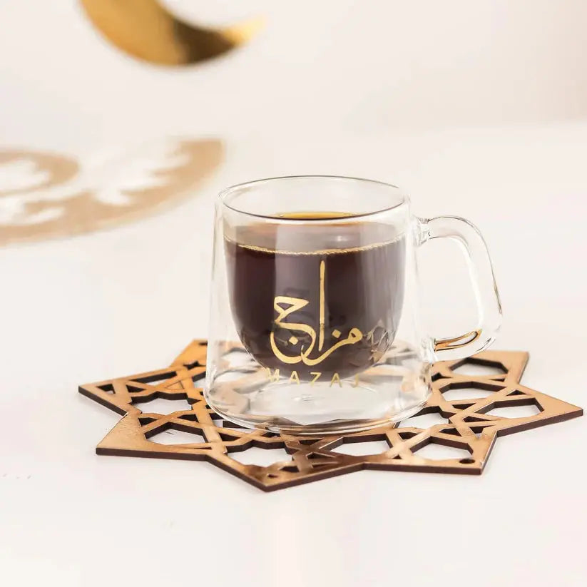 Order Handmade Glass - Mazaj Espresso Cup for LE 275.00 at Coffee & Cream, All your coffee needs in one place. Shop Coffee, Beans, Ground Coffee, Instant Coffee, Creamers, Coffee Machines, Blenders, and more. 50+ Brands Monin, Lavazza, Starbucks, Nespress