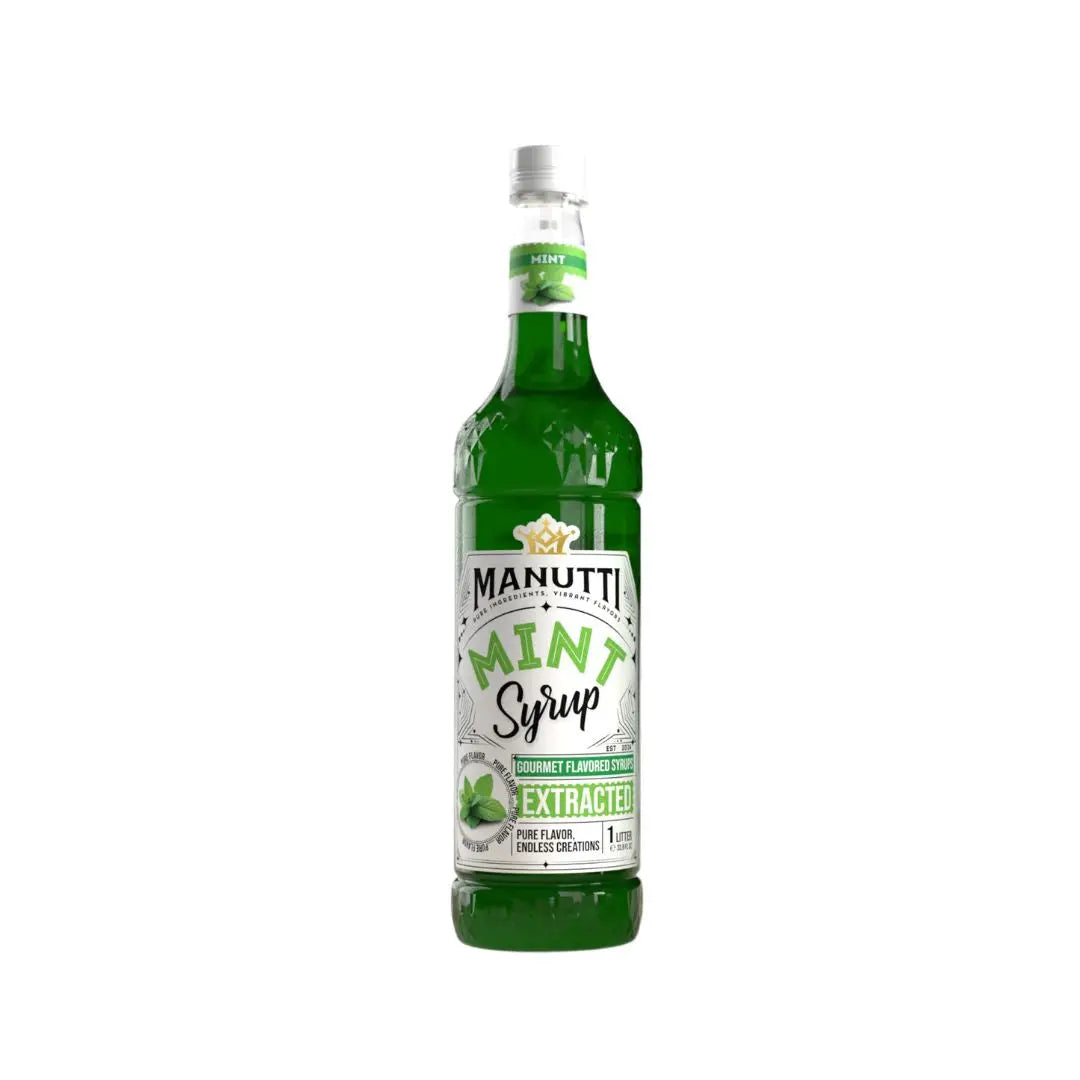 Manutti Mint Syrup - 1L at Coffee & Cream Egypt