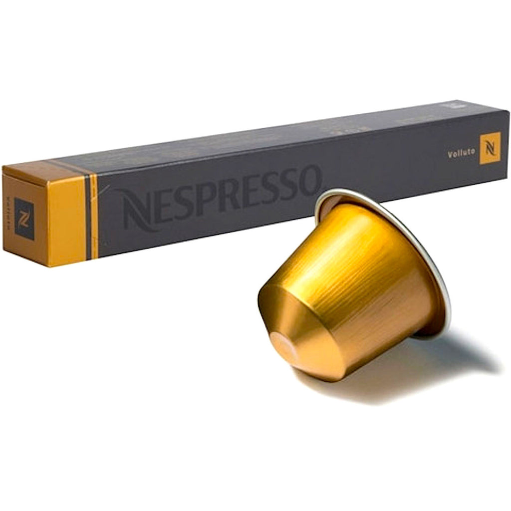Order Nespresso - Volluto - 10 Capsules "Best Before 30.9.2024" for LE 250.00 at Coffee & Cream, All your coffee needs in one place. Shop Coffee, Beans, Ground Coffee, Instant Coffee, Creamers, Coffee Machines, Blenders, Coffee and more. 50+ Brands Monin,