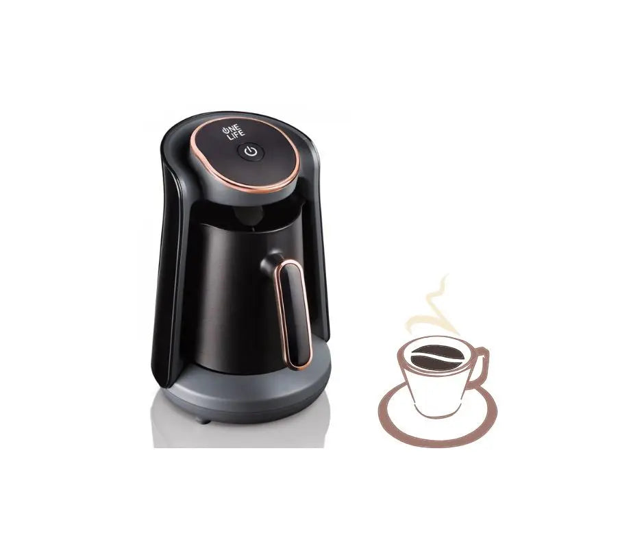 Order One Life - Coffee Pot Machine CP20S - Black & Gold (1 year warranty) for LE 1899.00 at Coffee & Cream, All your coffee needs in one place. Shop Coffee, Beans, Ground Coffee, Instant Coffee, Creamers, Coffee Machines, Blenders, and more. 50+ Brands M