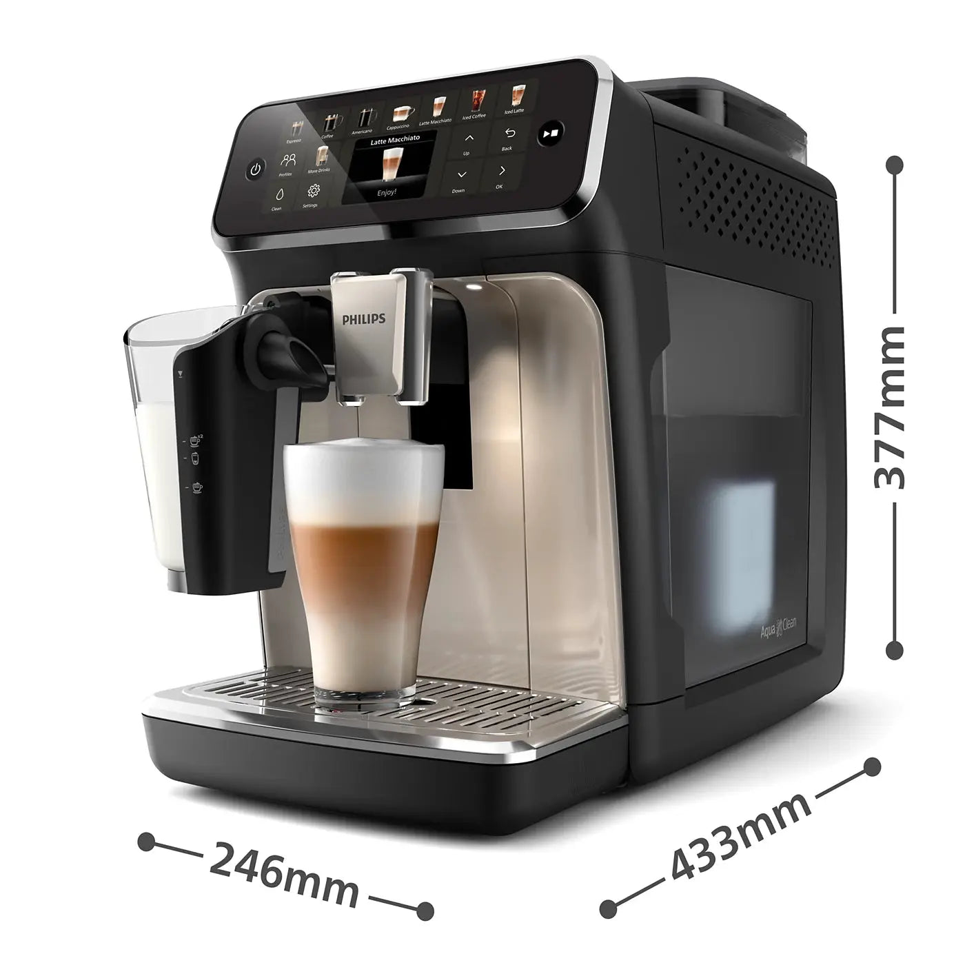 Order Philips 5500 LatteGo: Fully Automatic Espresso Machine for LE 49999.00 at Coffee & Cream, All your coffee needs in one place. Shop Coffee, Beans, Ground Coffee, Instant Coffee, Creamers, Coffee Machines, Blenders, Coffee Makers & Espresso Machines a