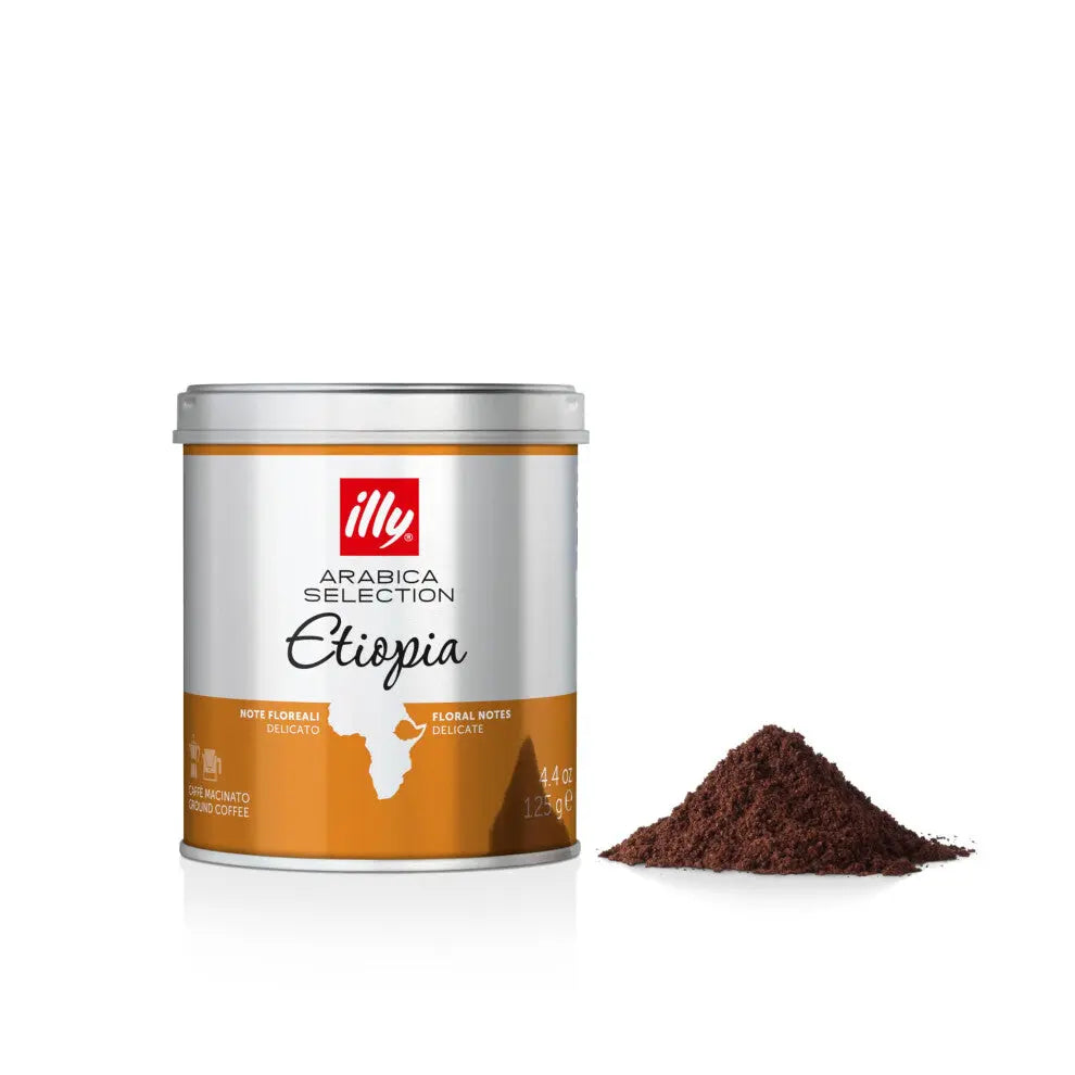 Illy - Ethiopia Ground Espresso Coffee - 125g Coffee & Cream