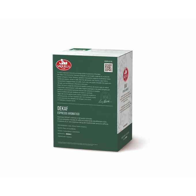 Saquella - Espresso Decaf ESE Pods - 50 Pods