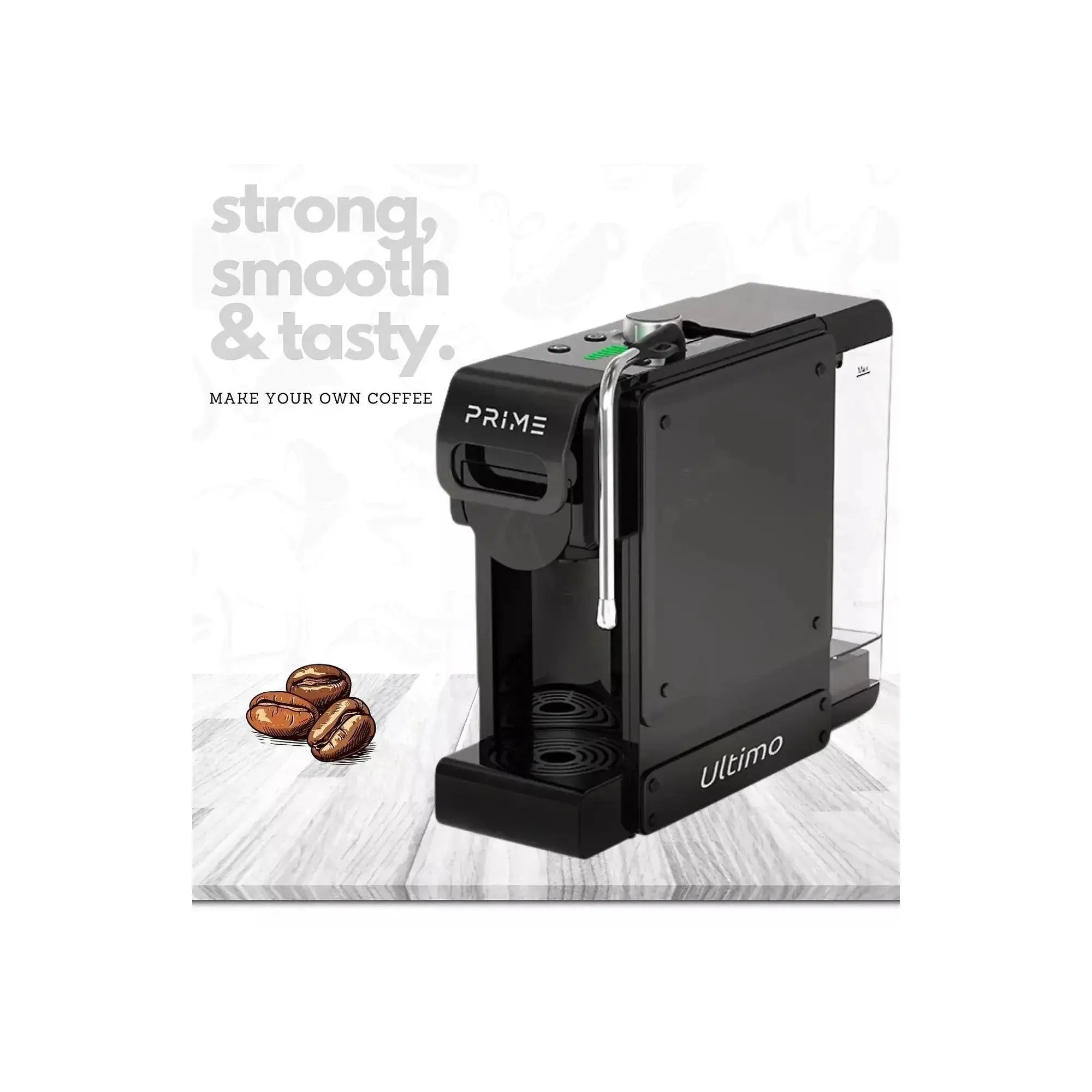PRIME - Ultimo 7 in 1 Multi Capsule Coffee Machine - with Gifts Coffee & Cream
