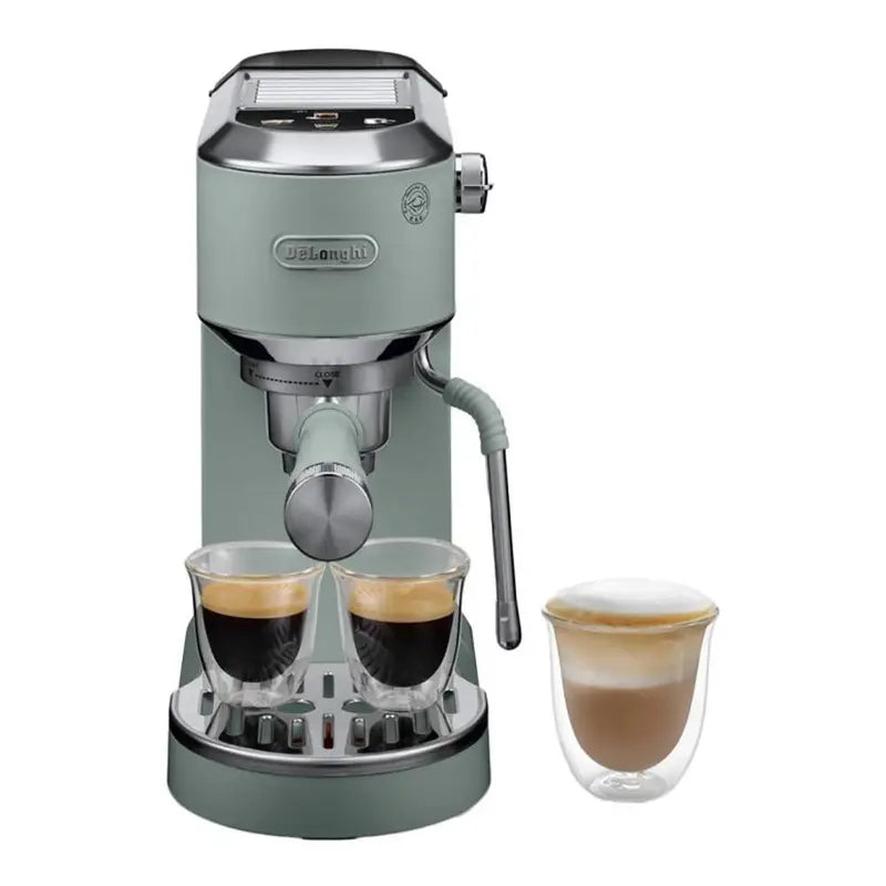 De'Longhi Dedica Duo EC890.GR Espresso & Cold Brew Machine - Mint Green + Gifts