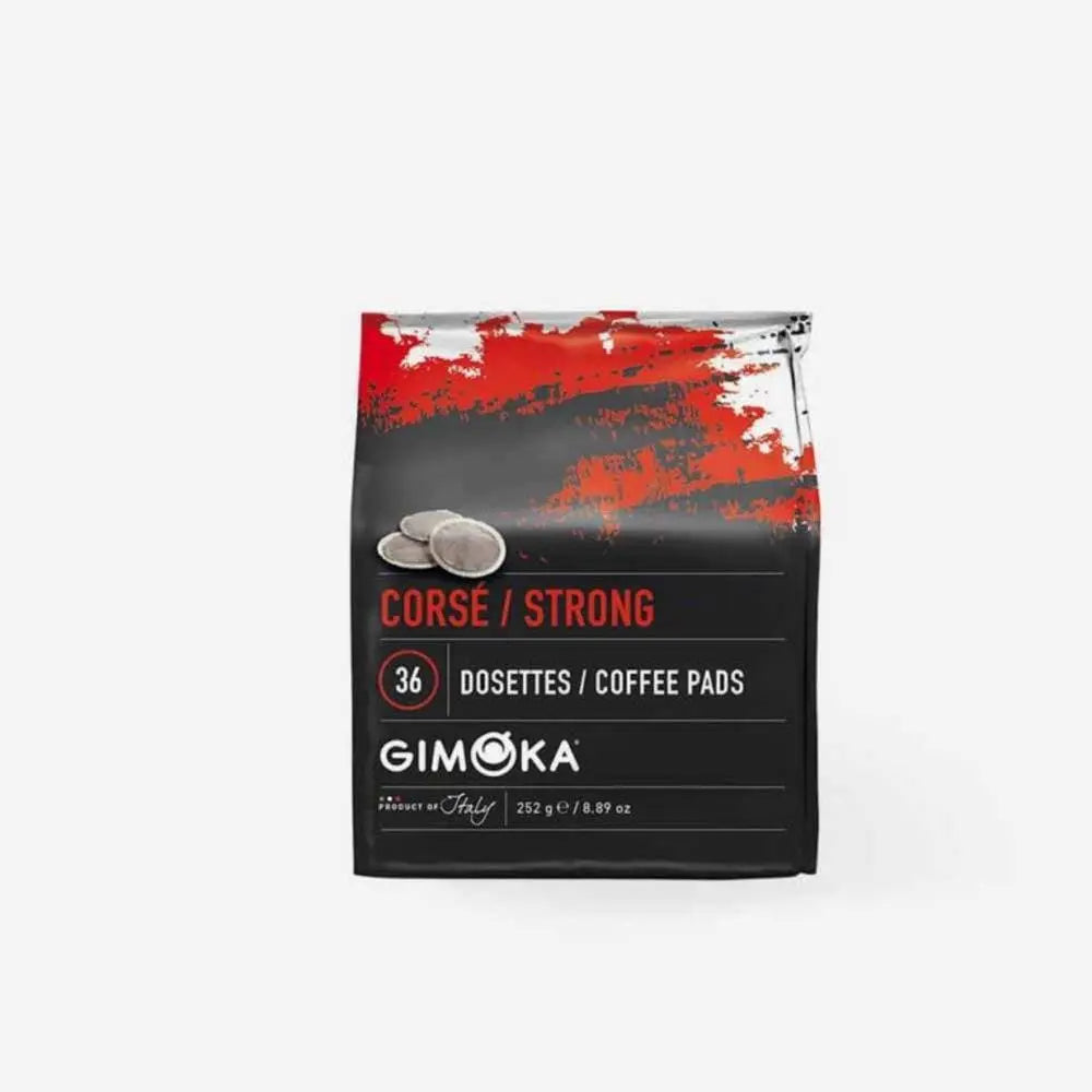 Gimoka Strong 36 Coffee pads - 252 G at Coffee & Cream Egypt