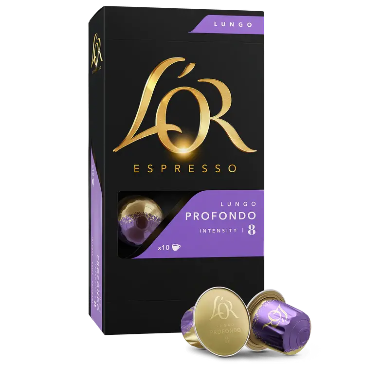 Order L'or - Lungo Profondo 8 Compatible with Nespresso - 10 Capsules B.b 10.8 for LE 199.00 at Coffee & Cream, All your coffee needs in one place. Shop Coffee, Beans, Ground Coffee, Instant Coffee, Creamers, Coffee Machines, Blenders, and more. 50+ Brand