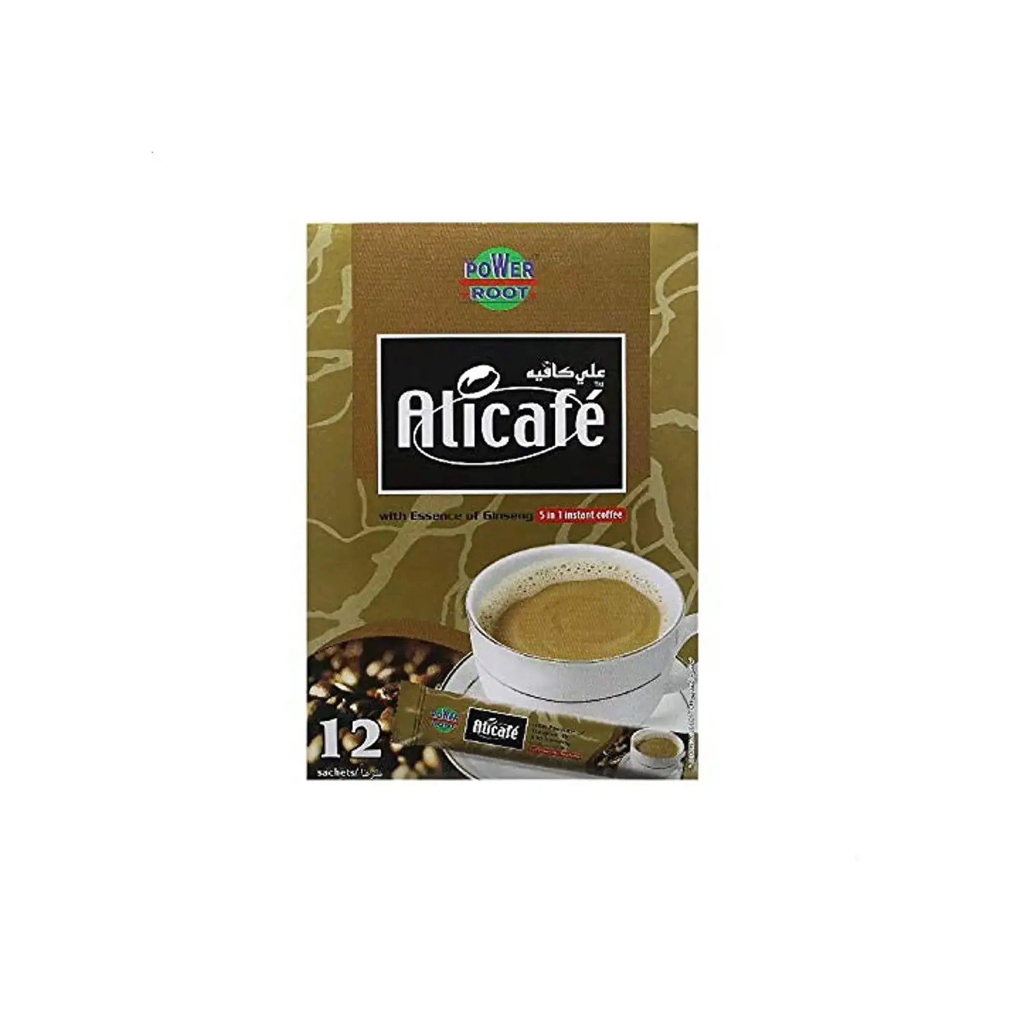 Alicafé - 5in1 Instant Coffee With Essence Of Ginseng - 12 sachets at Coffee & Cream Egypt
