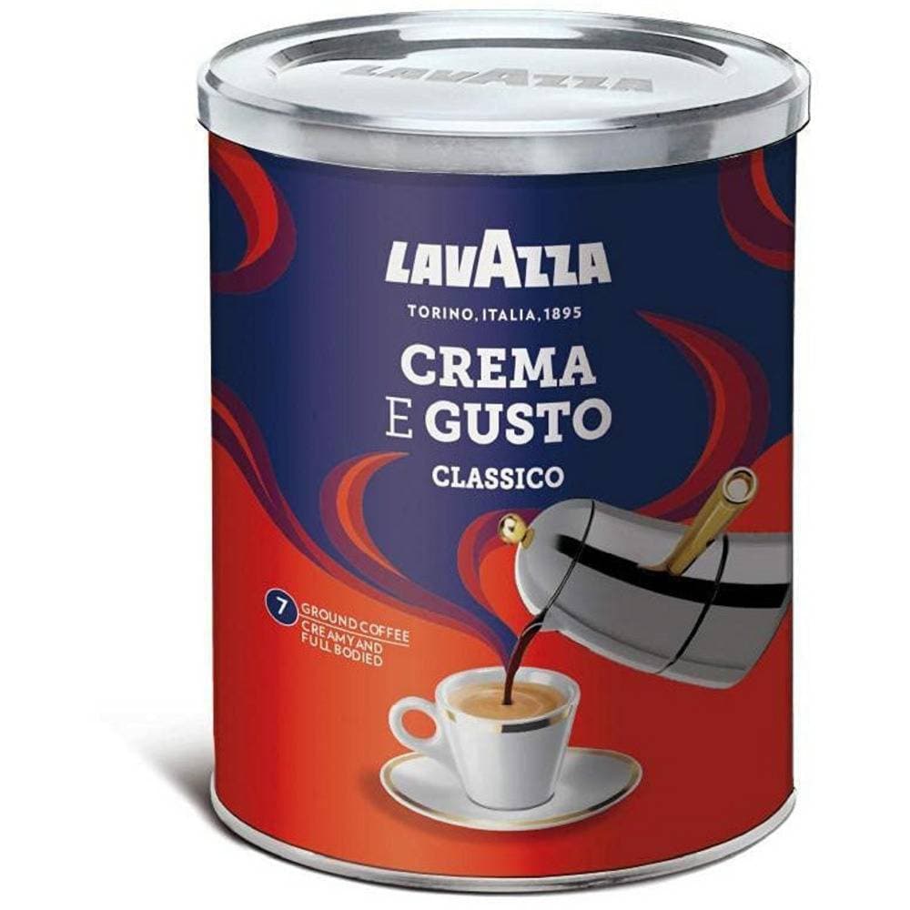 Order Lavazza - Crema E Gusto Tin - 250g for LE 329.00 at Coffee & Cream, All your coffee needs in one place. Shop Coffee, Beans, Ground Coffee, Instant Coffee, Creamers, Coffee Machines, Blenders, Coffee and more. 50+ Brands Monin, Lavazza, Starbucks, Ne