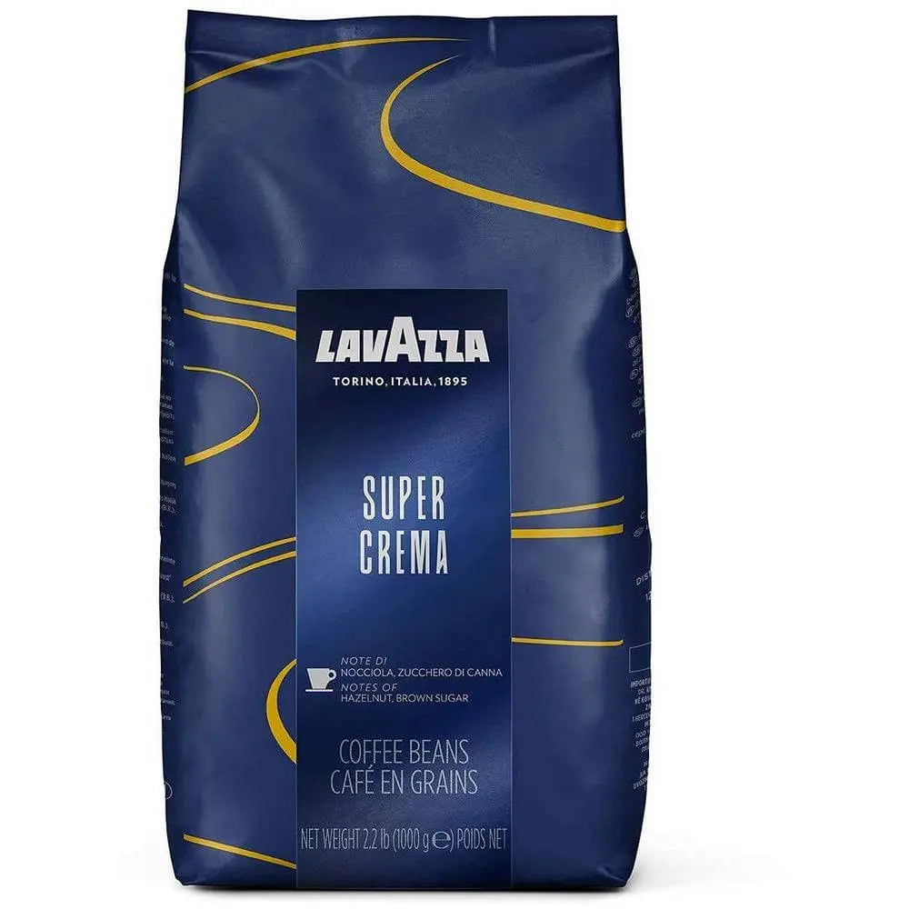 Lavazza Super Crema Whole Coffee Beans - 1kg at Coffee & Cream Egypt