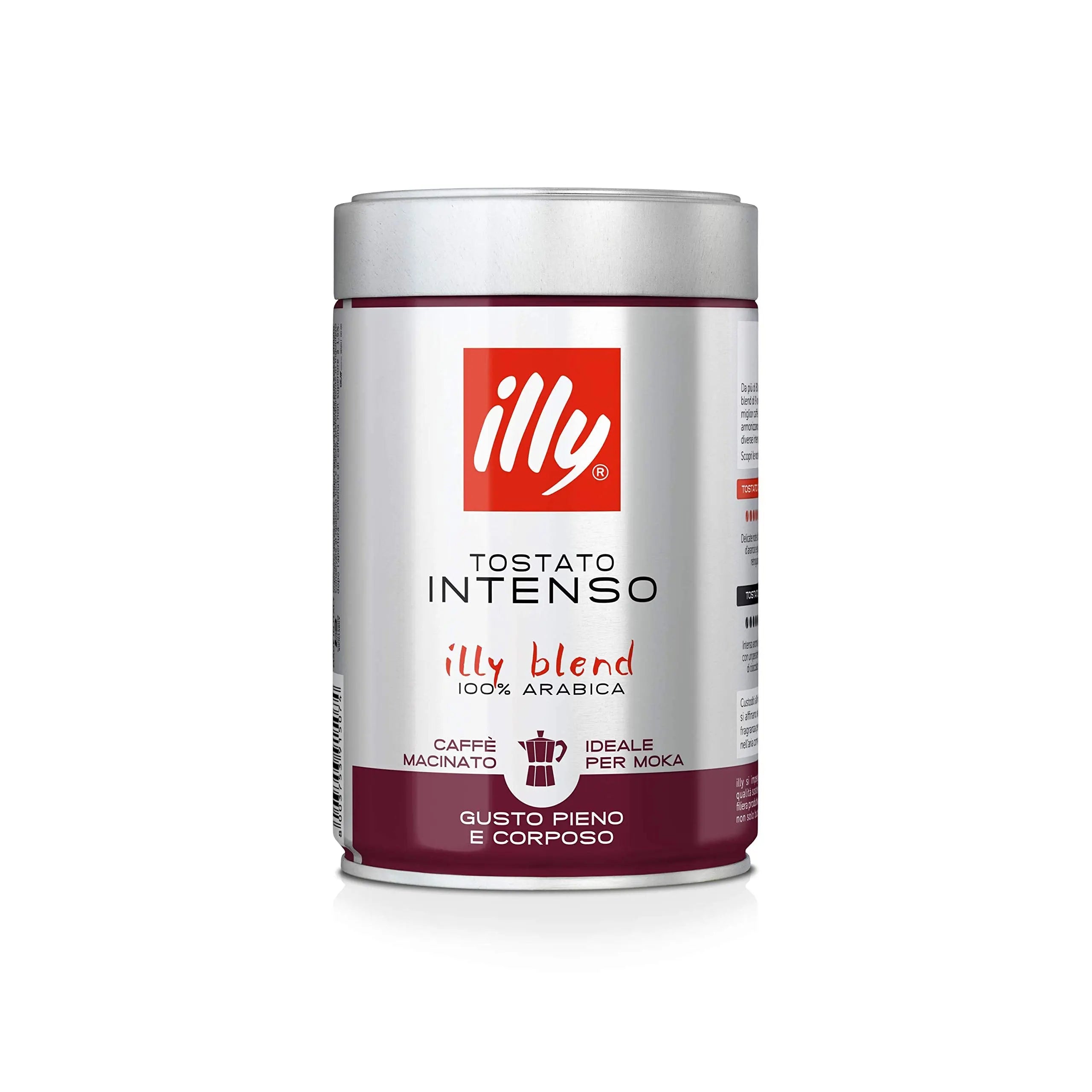 Order Illy - Tostato Intenso Ground Moka Coffee Bold Roast -250g for LE 459.00 at Coffee & Cream, All your coffee needs in one place. Shop Coffee, Beans, Ground Coffee, Instant Coffee, Creamers, Coffee Machines, Blenders, and more. 50+ Brands Monin, Lavaz