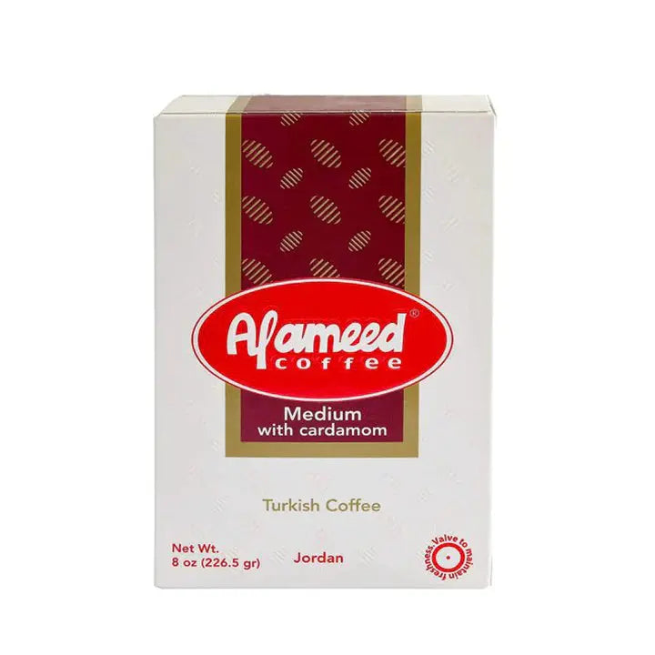Order Al Ameed Jordanian - Turkish Coffee Medium with Cardamom - 200g for LE 260.00 at Coffee & Cream, All your coffee needs in one place. Shop Coffee, Beans, Ground Coffee, Instant Coffee, Creamers, Coffee Machines, Blenders, and more. 50+ Brands Monin,