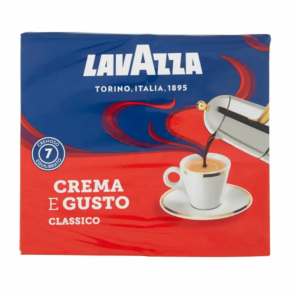 Lavazza Crema E Gusto Classico Ground Coffee - 2 x 250g at Coffee & Cream Egypt