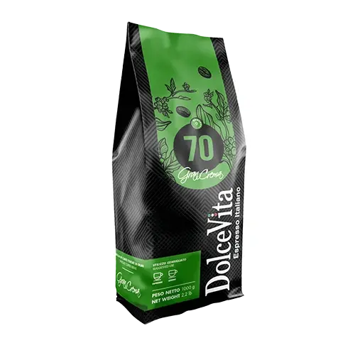 DolceVita - Gran Crema 70% Arabica Whole Coffee Beans - 1kg at Coffee & Cream Egypt