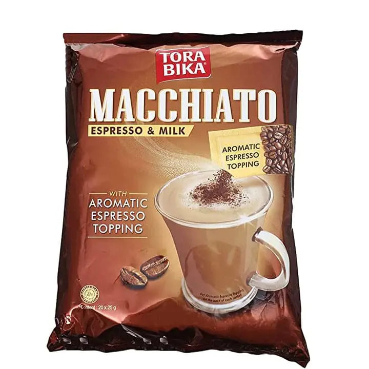 Order Tora Bika - Macchiato - 20 sachets for LE 279.00 at Coffee & Cream, All your coffee needs in one place. Shop Coffee, Beans, Ground Coffee, Instant Coffee, Creamers, Coffee Machines, Blenders, and more. 50+ Brands Monin, Lavazza, Starbucks, Nespresso