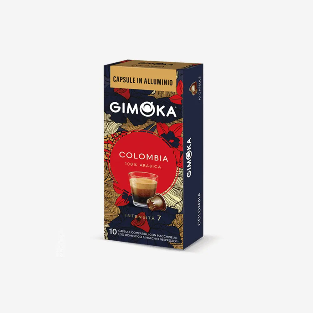 Gimoka In Aluminum Colombia - 10 capsules at Coffee & Cream Egypt