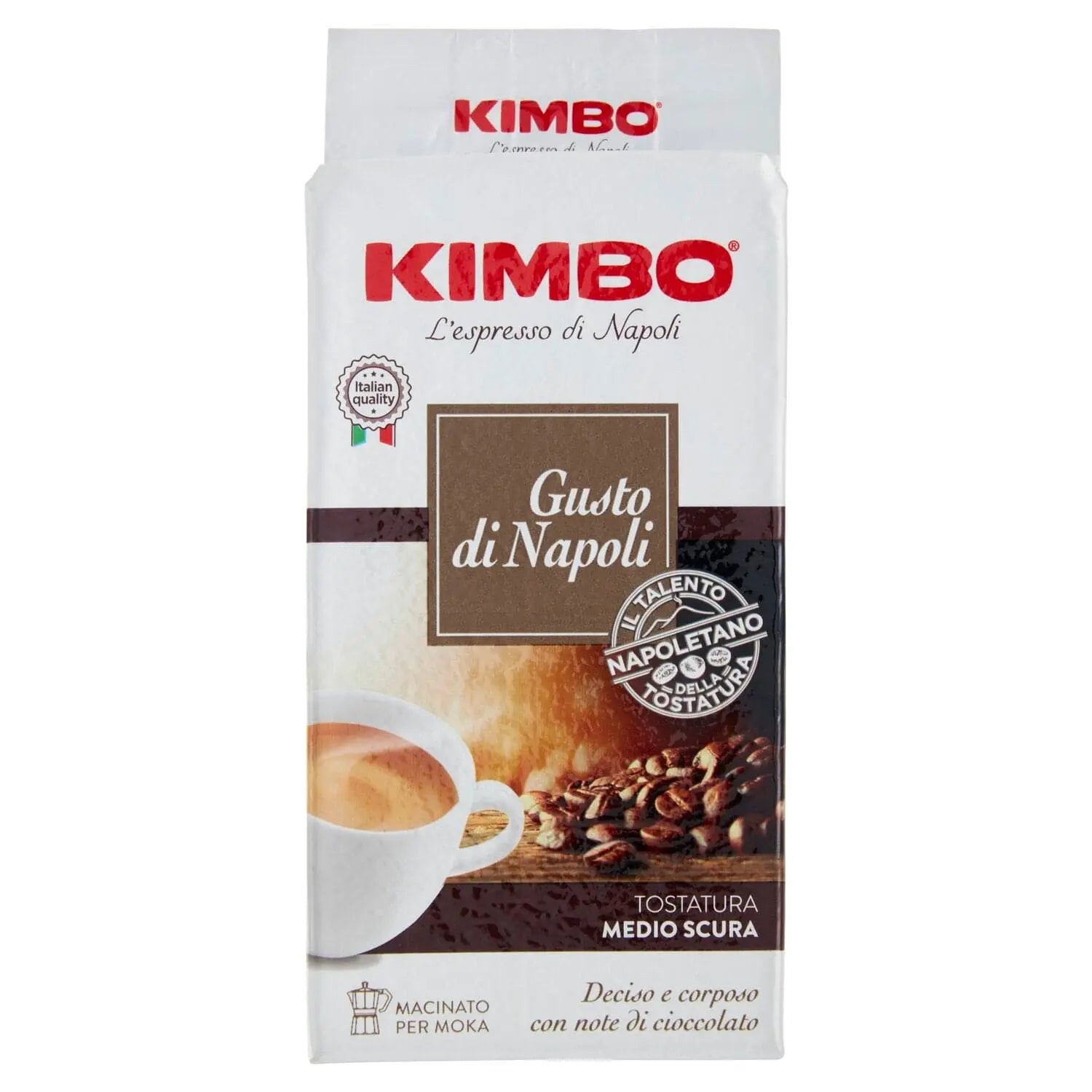 Kimbo - Gusto di Napoli - Ground Espresso Coffee For Moka - 250g at Coffee & Cream Egypt