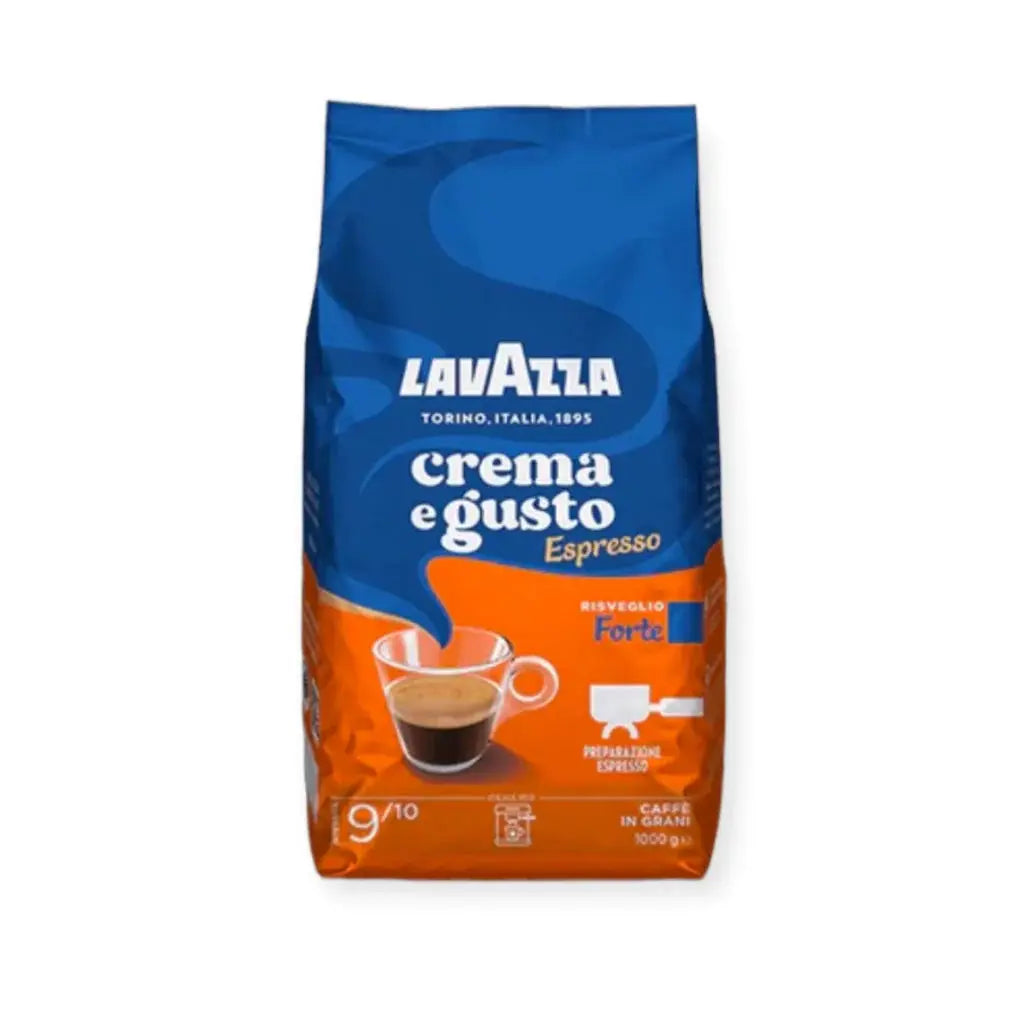 Order Lavazza - Crema E Gusto Risveglio Forte Whole Coffee Beans - 1kg for LE 950.00 at Coffee & Cream, All your coffee needs in one place. Shop Coffee, Beans, Ground Coffee, Instant Coffee, Creamers, Coffee Machines, Blenders, and more. 50+ Brands Monin,