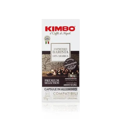 Kimbo - Espresso Barista 100% Arabica Compatible by Nespresso - 10 capsules at Coffee & Cream Egypt