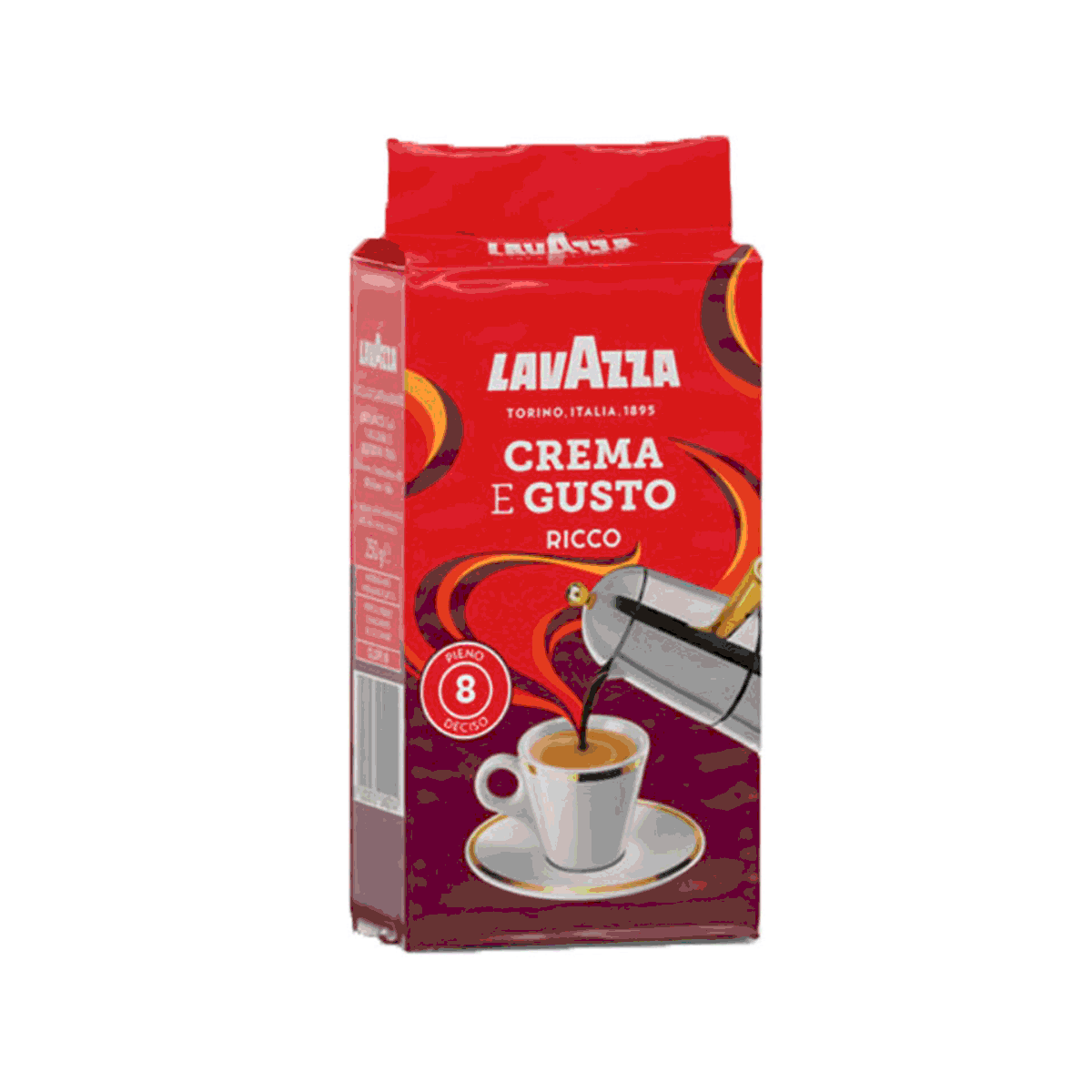 Lavazza Crema e Gusto Ricco Ground Coffee - 250g at Coffee & Cream Egypt