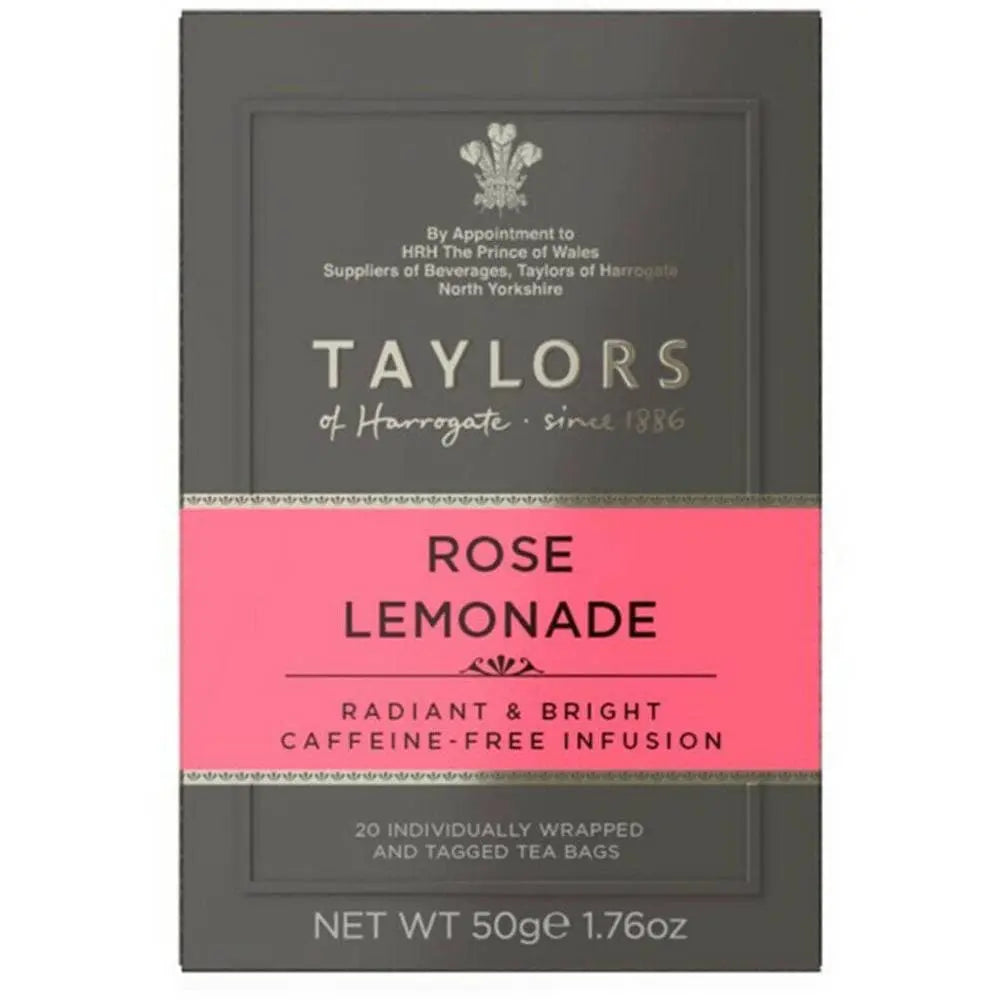Taylors - of Harrogate Rose Lemonade - Pack of 20 Tea Envelopes
