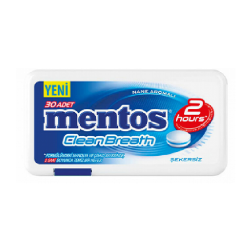 Mentos - Clean Breath - Peppermint  Flavor- 21g