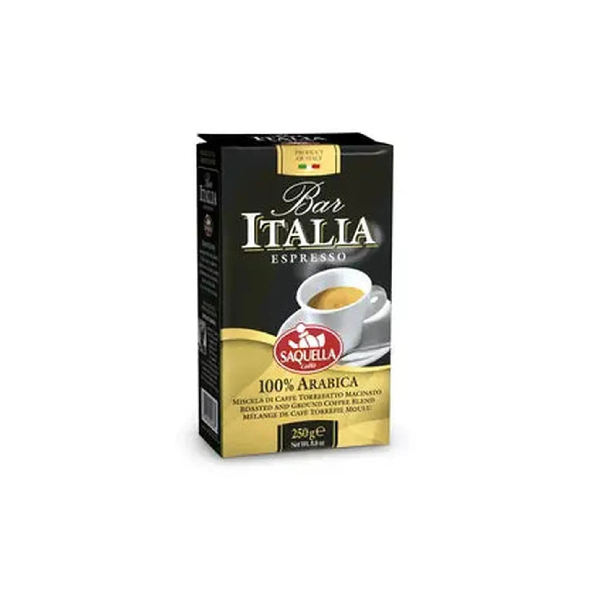 Saquella - 100% Arabica Espresso Coffee -250gm at Coffee & Cream Egypt